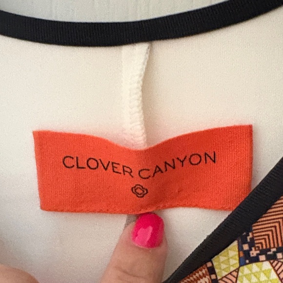 Clover Canyon Multicolor Geometric Midi Dress - Picture 4 of 5